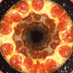 Pepperoni pizza tunnel