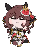 Chibi Rosaria winking