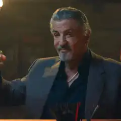 Sylvester Stallone raises a glass