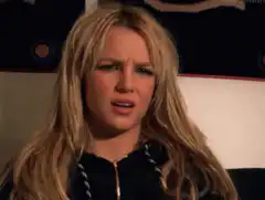 Britney Spears confused face