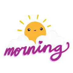 cute kawaii sun morning text