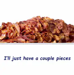 Bacon disappearing pile