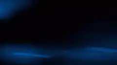 Blue swirling vortex tunnel