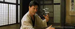 Neo and Morpheus martial arts training