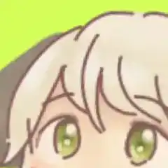 anime girl green eyes close-up