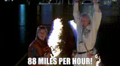 Back to the Future 88 Miles Per Hour