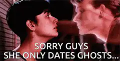 Ghost kissing Molly