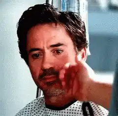 Robert Downey Jr. getting slapped