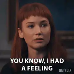 Jennifer Lawrence You Know I Had A Feeling