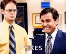 Michael Scott Yikes Face