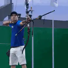 archer hits bullseye