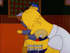 Homer and Lenny Doh Doh