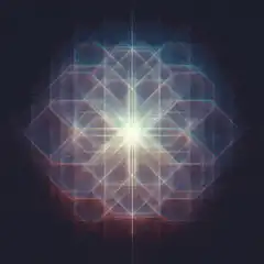 glowing geometric mandala
