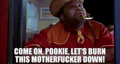Come on Pookie let's burn this motherfucker down
