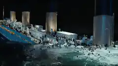 Titanic sinking deck flooding