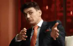 James Franco shrugging