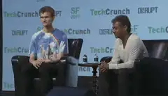 Alex Stamos TechCrunch Disrupt handshake