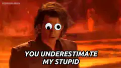 Anakin Skywalker You Underestimate My Stupid