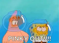 SpongeBob and Patrick Pinky Out