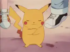 Pikachu arms crossed annoyed