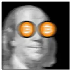 Benjamin Franklin Bitcoin Eyes