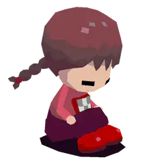 pixel art girl sleeping
