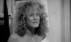 Barbra Streisand crying