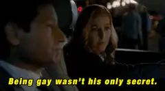 Fox Mulder and Dana Scully in car