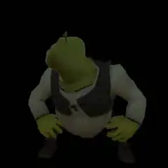 Shrek head tilt animation