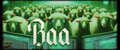 Baa... pixel art sheep