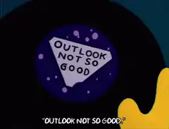 Outlook Not So Good Magic 8 Ball