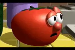 Tomato character getting angry