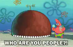 Patrick Star Who Are You People