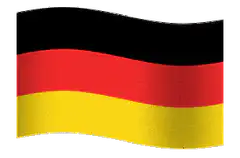 German flag waving