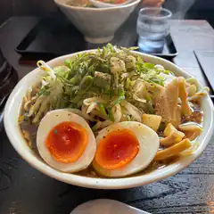 Bowl of ramen with soft boiled eggs