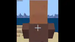Minecraft villager turns and says hurh