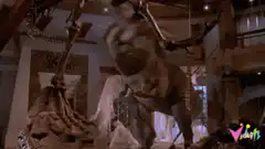 T-Rex comes alive in museum