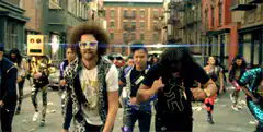 Justin Bieber DJ in the street