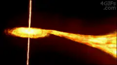 Black hole accreting matter from a star
