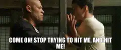 Vin Diesel tells Jet Li to hit him