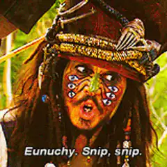Jack Sparrow Snip Snip