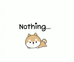 Cute dog says Nothing