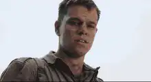 Matt Damon and Dennis Quaid face off