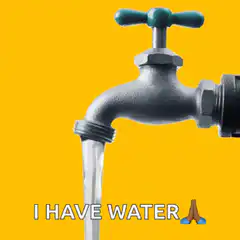 I have water praying hands