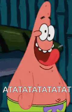 Patrick Star laughing maniacally