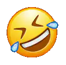 Laughing emoji with tears of joy
