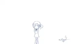 anime girl screaming
