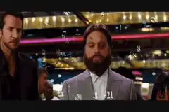 Zach Galifianakis calculating math equations