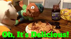 Peanut Butter and Jelly Puppet