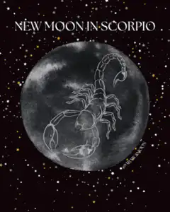 New Moon in Scorpio Moon Phases